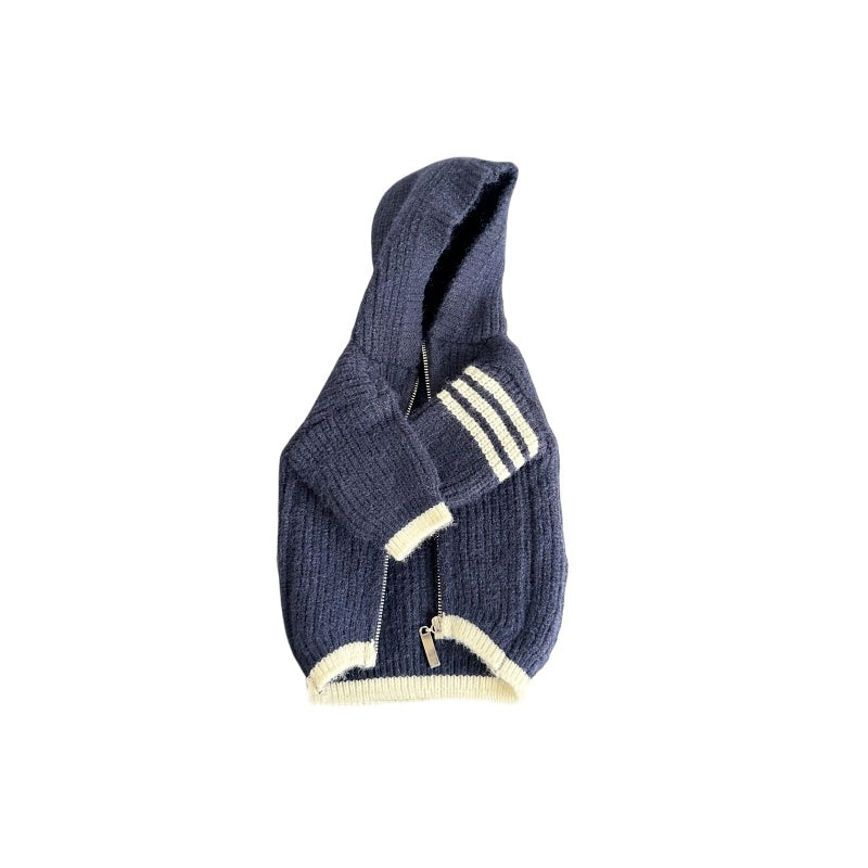 CDG x TB Heart Emblem Zip Hoodie