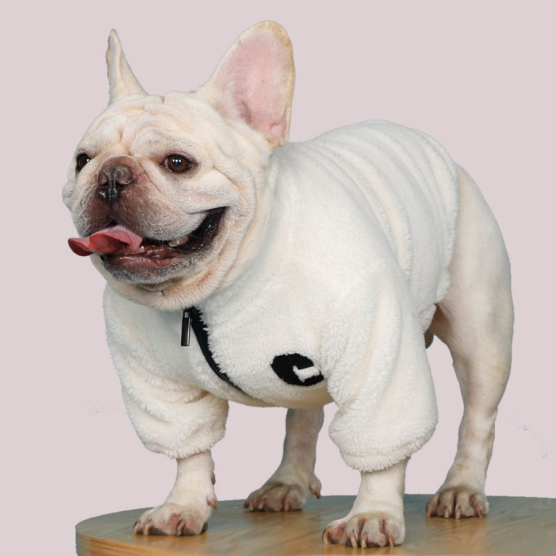 Celine Dog Sherpa Jacket Set