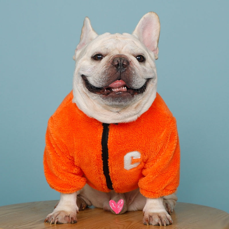 Celine Dog Sherpa Jacket Set