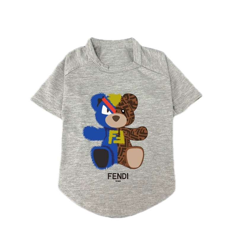 Fendi Bear Dog T-Shirt
