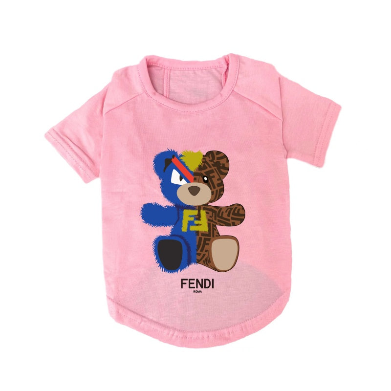Fendi Bear Dog T-Shirt