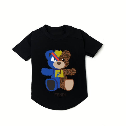 Fendi Bear Dog T-Shirt