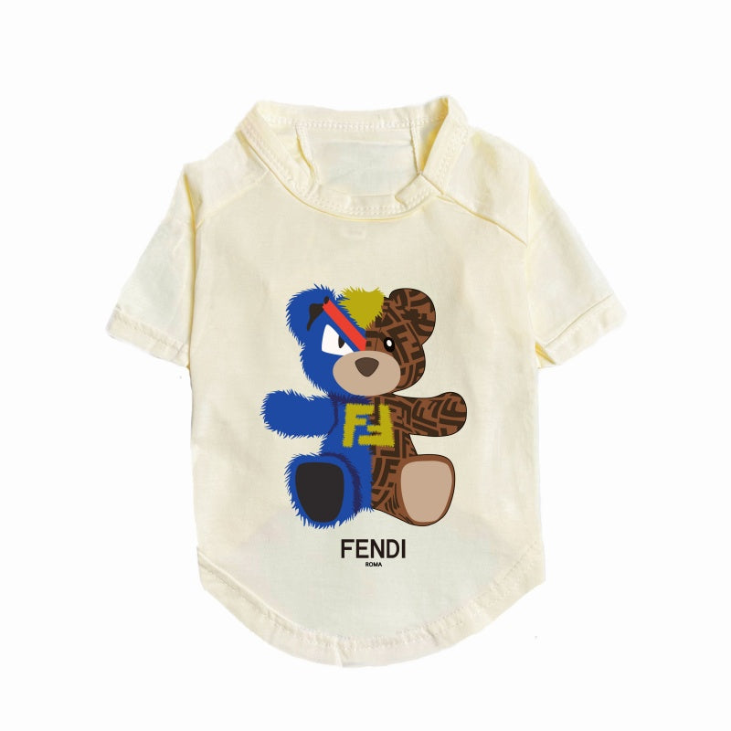 Fendi Bear Dog T-Shirt