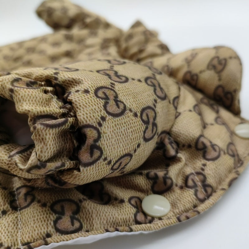 Gucci Dog Jacket – Classic GG Print Waterproof Coat