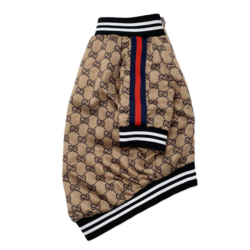 Gucci GG Monogram Baseball Dog Jacket