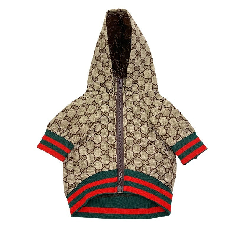 Gucci Monogram Jacquard Hooded Jacket