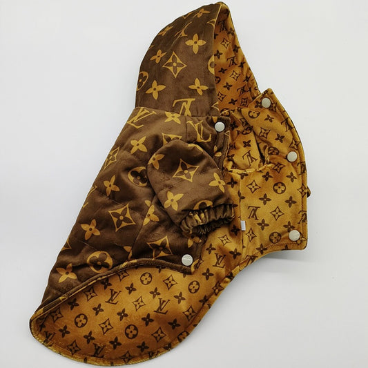 LV Monogram Reversible Dog Hooded Jacket