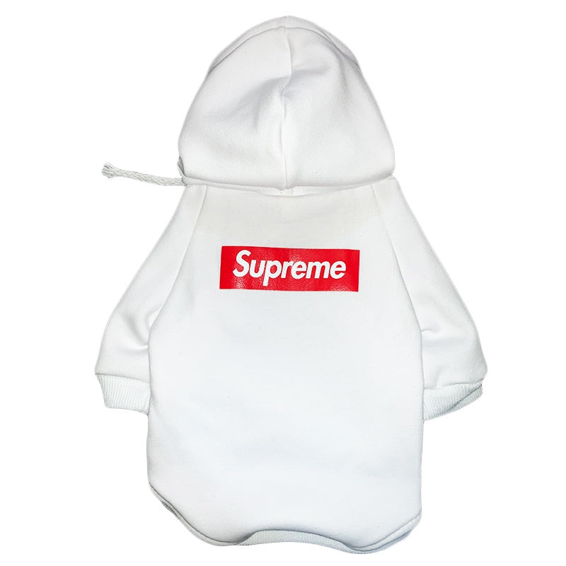 Supreme Style Dog Hoodie