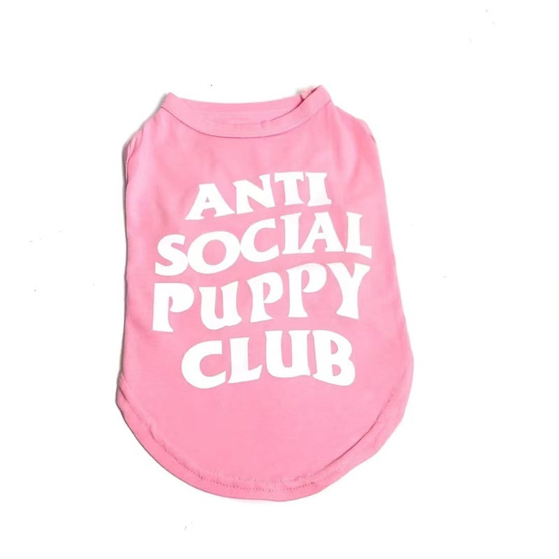Anti Social Puppy Club Dog Vest