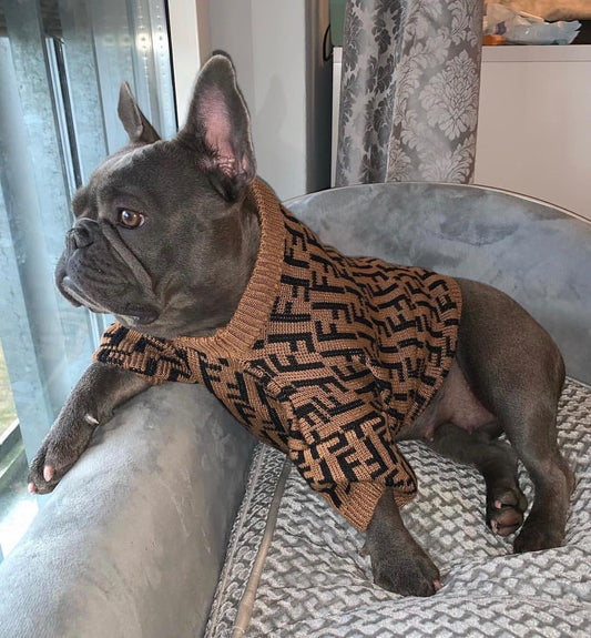 Fendi FF Logo Dog Sweater