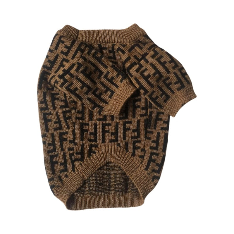 Fendi FF Logo Dog Sweater