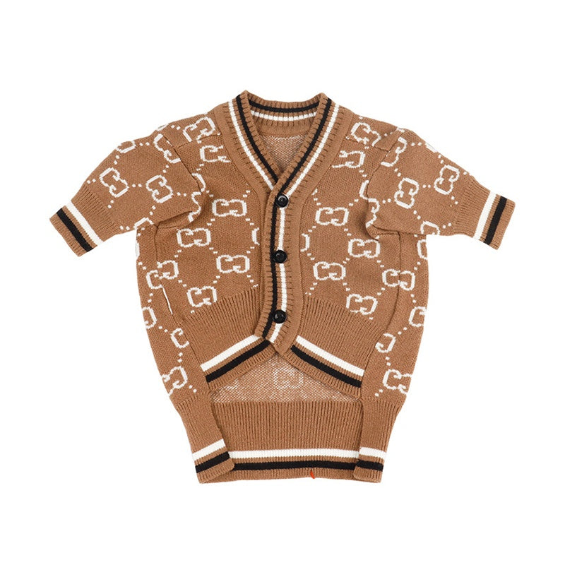 Gucci GG Logo Dog Cardigan