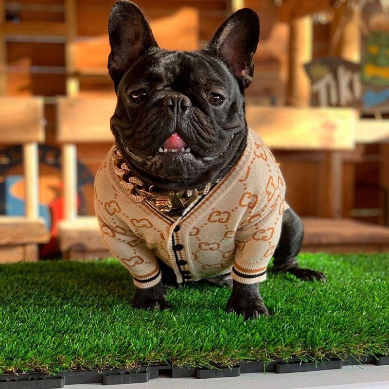 Gucci GG Logo Dog Cardigan