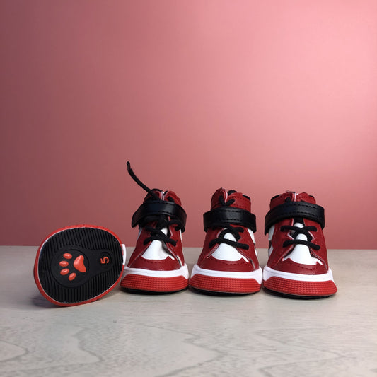 Nike-Inspired Dog Shoes