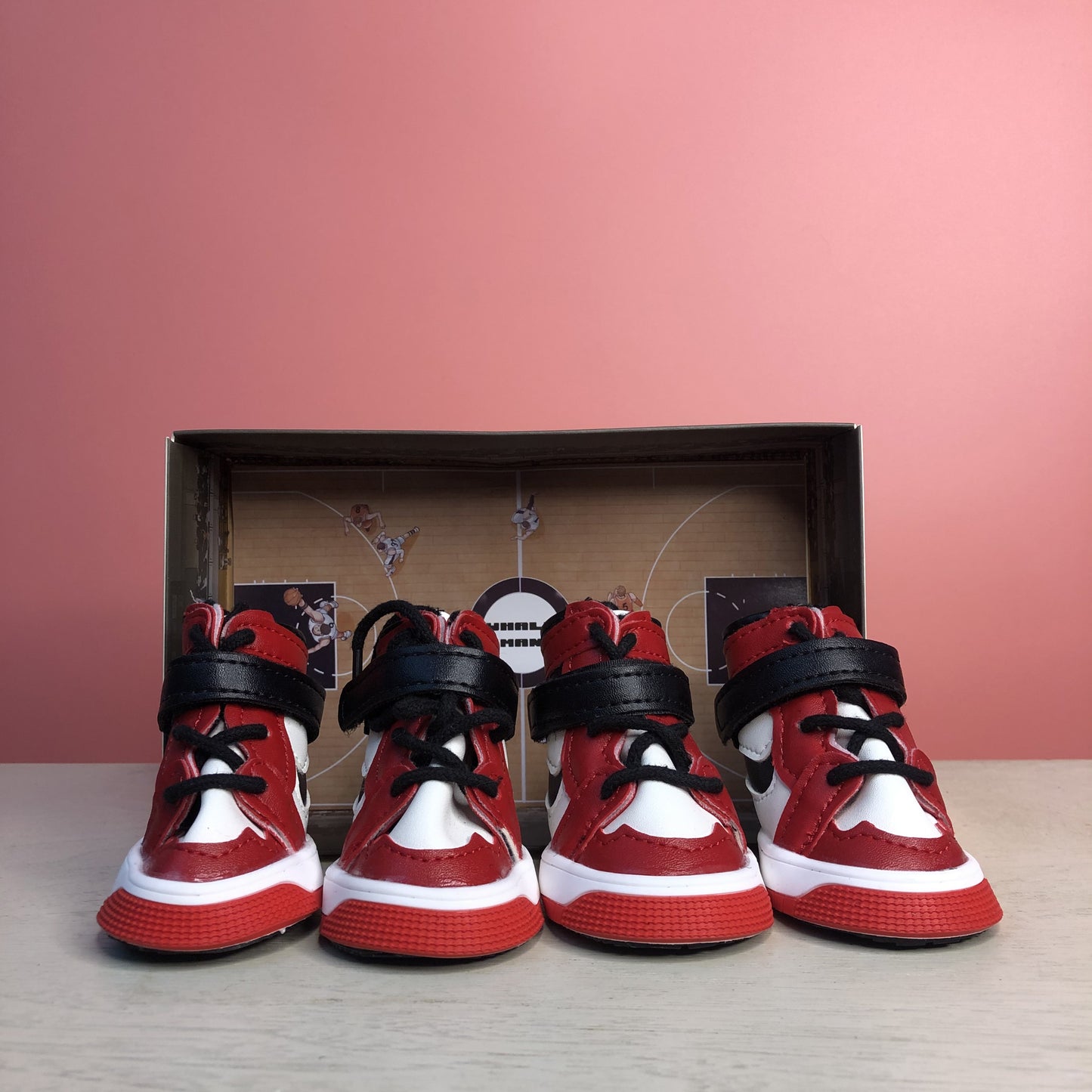 Nike-Inspired Dog Shoes