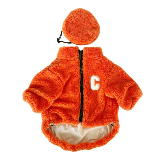 Celine Dog Sherpa Jacket Set