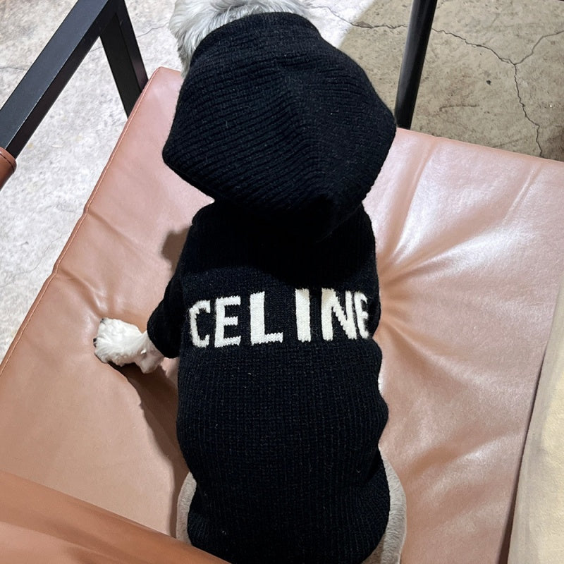 Celine Lettering Hoodie