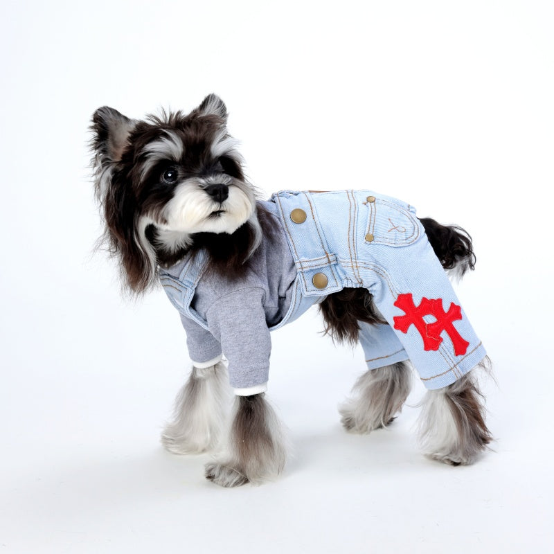 Chrome Hearts Denim Dog Jumpsuit