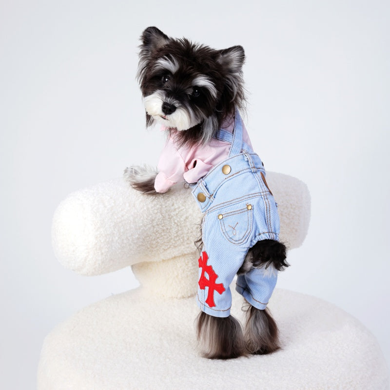 Chrome Hearts Denim Dog Jumpsuit