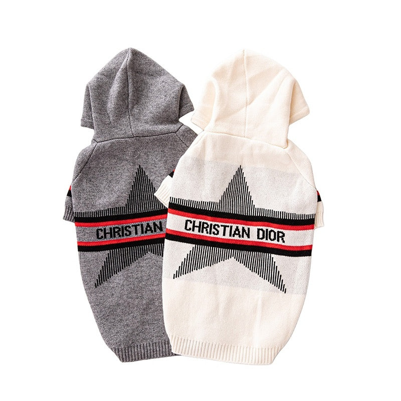 Dior Star Pattern Hoodie Knit