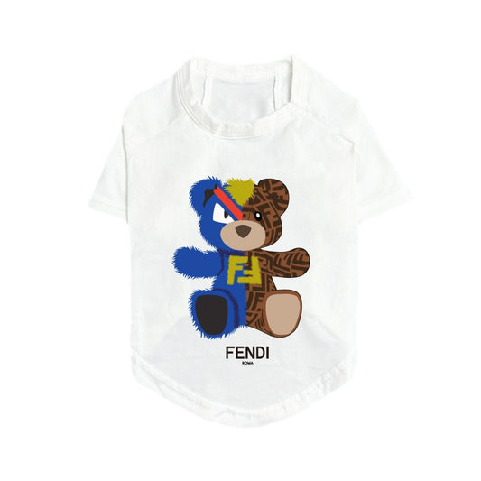 Fendi Bear Dog T-Shirt