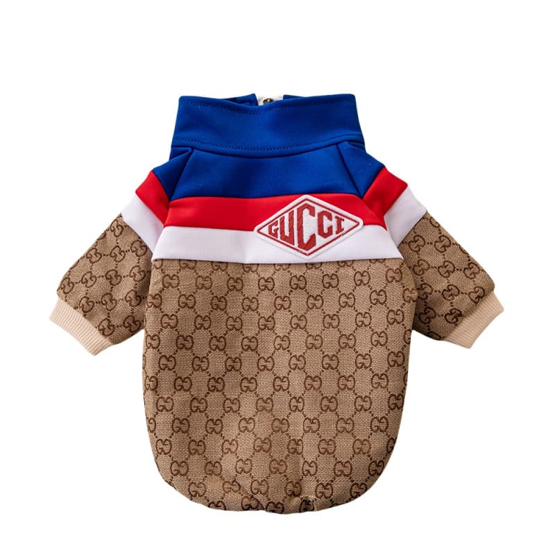 GUCCI Contrast Design Jacquard Dog Jacket