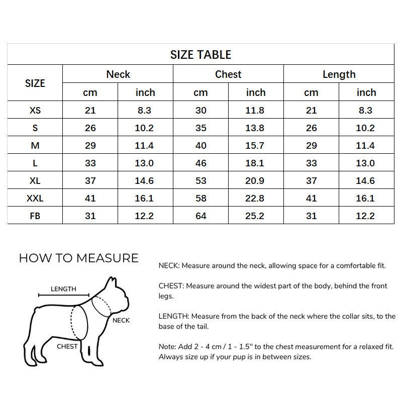 Gucci Dog Jacket – Classic GG Print Waterproof Coat