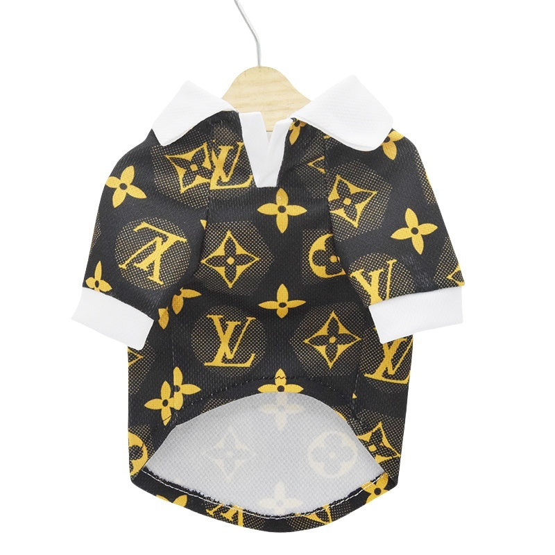 LV Monogram Dog Polo Shirt