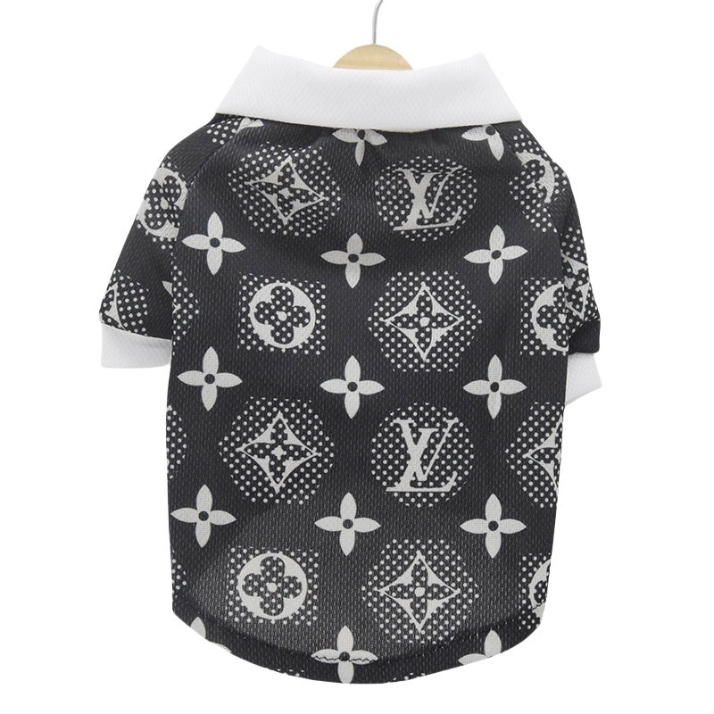 LV Monogram Dog Polo Shirt