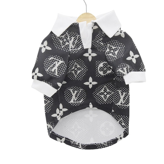 LV Monogram Dog Polo Shirt