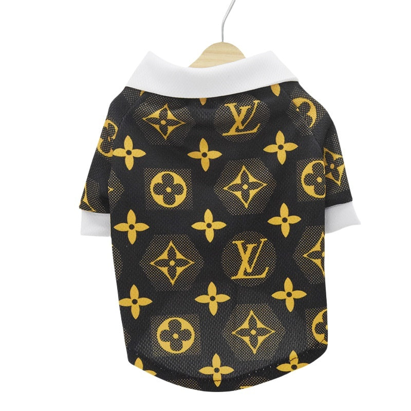 LV Monogram Dog Polo Shirt