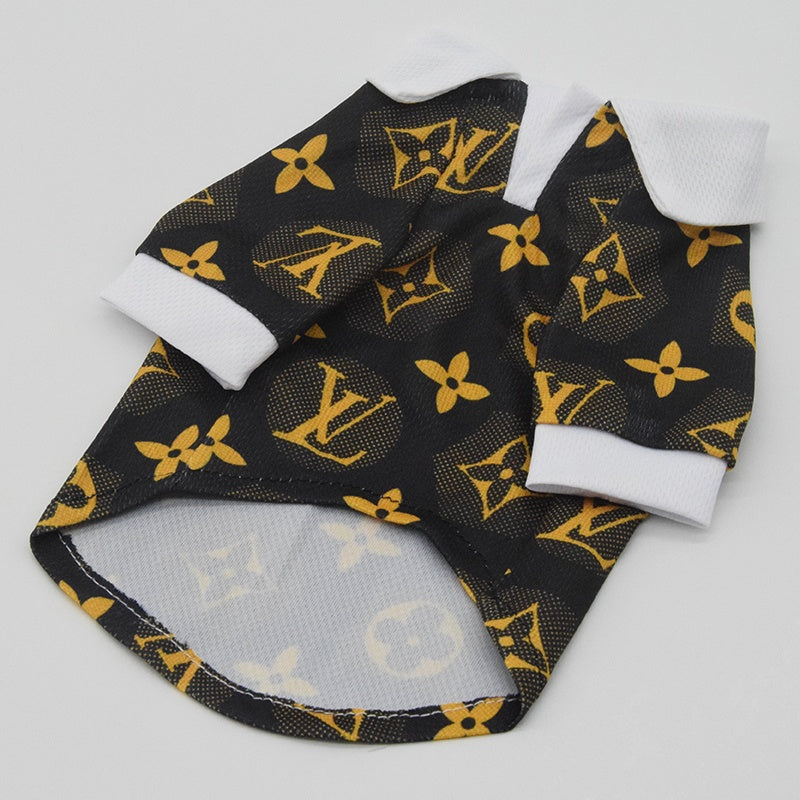 LV Monogram Dog Polo Shirt