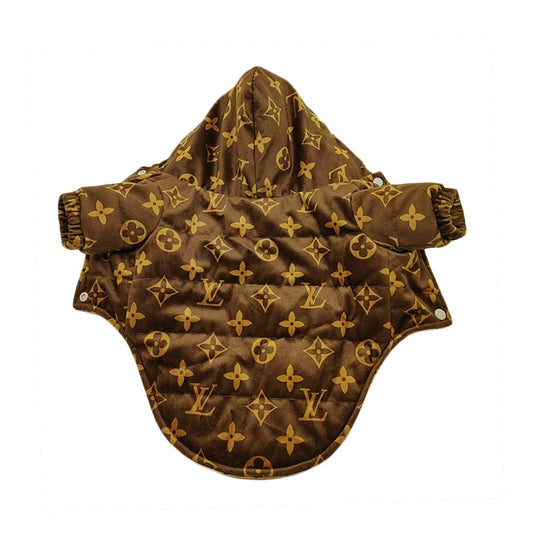 LV Monogram Reversible Dog Hooded Jacket