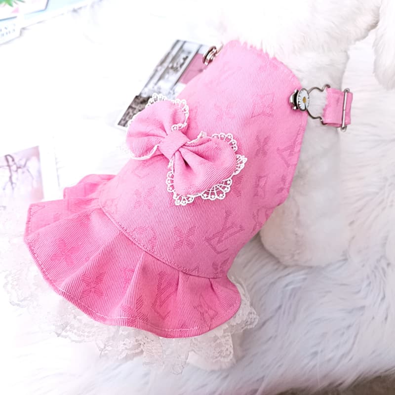 Louis Vuitton Denim Dog Dress