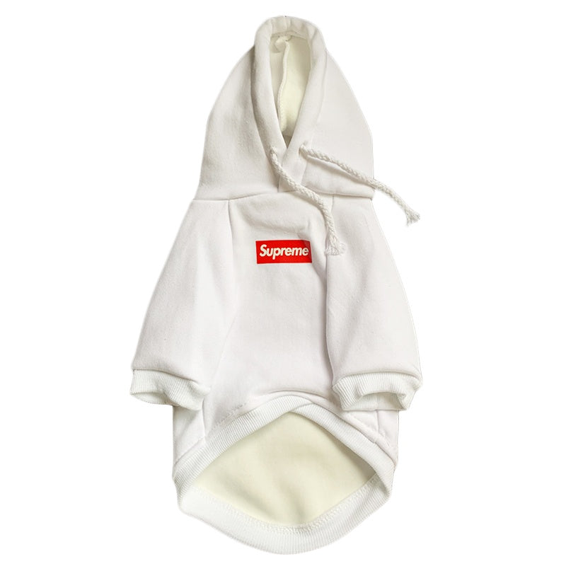 Supreme Style Dog Hoodie
