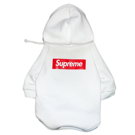Supreme Style Dog Hoodie