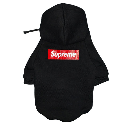 Supreme Style Dog Hoodie