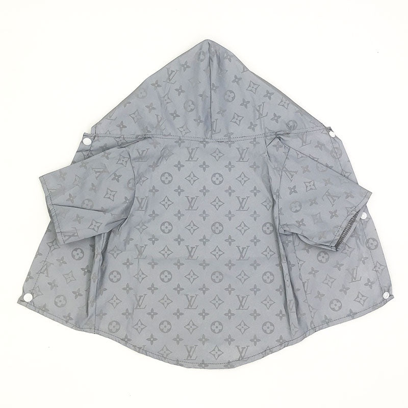 Louis Vuitton Inspired Reflective Dog Jacket
